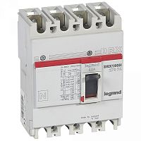 Автоматический выключатель DRX125 термомагнитный 40A 4П 36KA | код. 027074 |  Legrand 